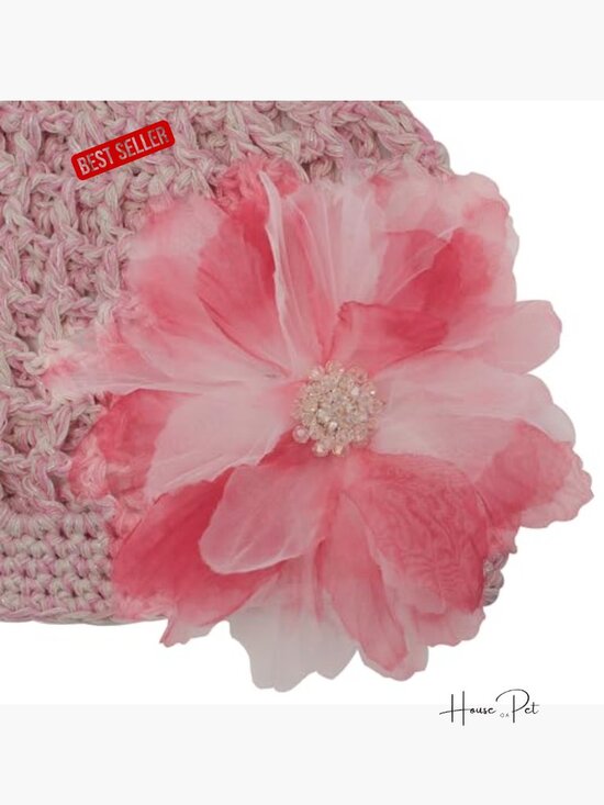 Crochet Beanie Summer Handmade Knit Lightweight Skull Cap Breathable Travel Hat